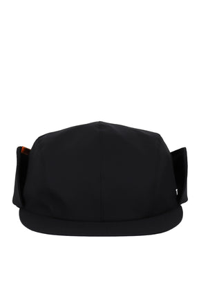 3 LAYER FLAP CAMP CAP / BLACK 