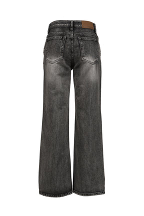 HIGHLIGHT DAMAGE WIDE PANTS / GRY