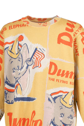 DISNEY VP / PC KNIT COLLECTION CREWNECK / DUMBO / YEL