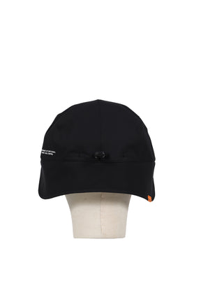 3 LAYER FLAP CAMP CAP / BLACK 