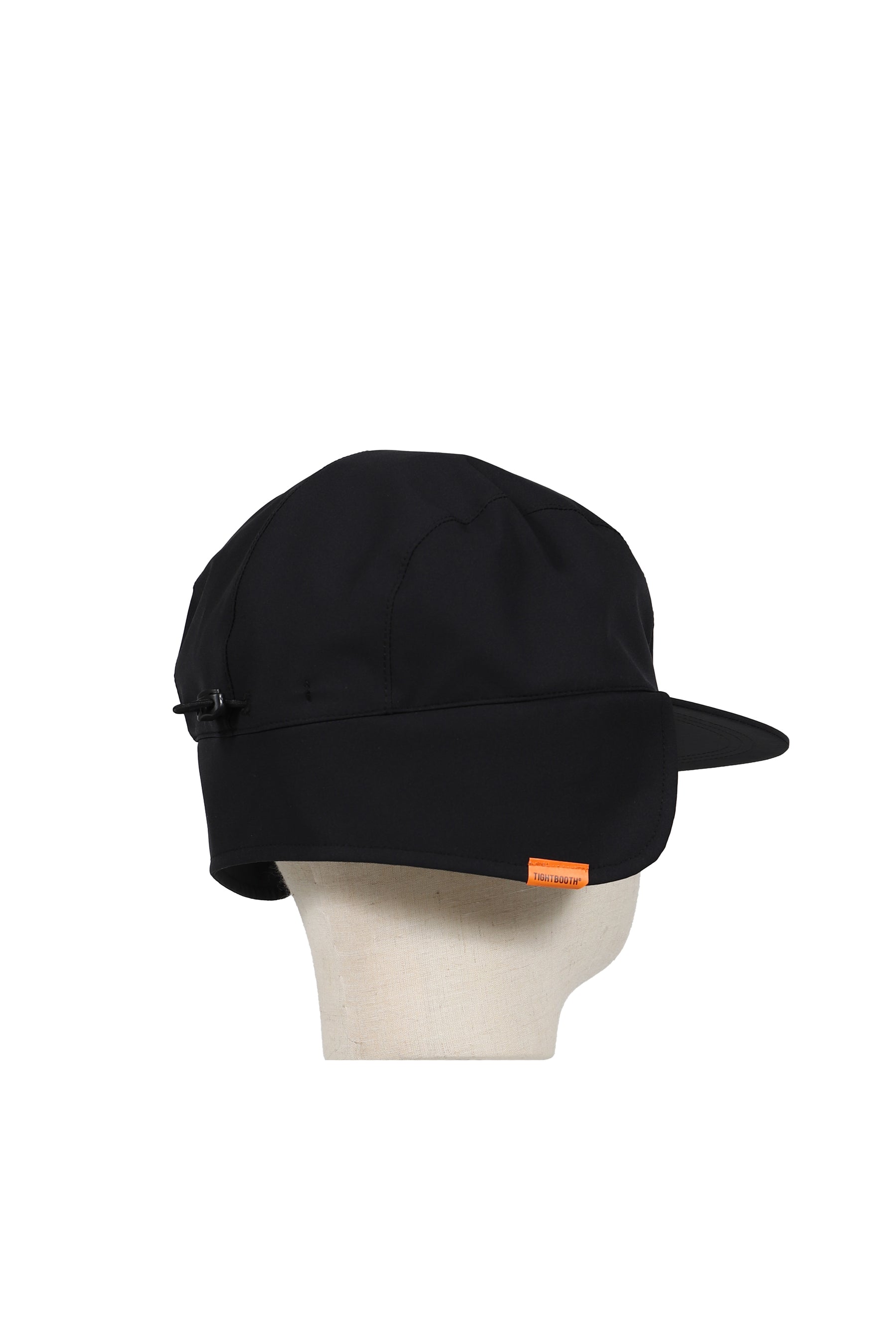 3 LAYER FLAP CAMP CAP / BLACK 