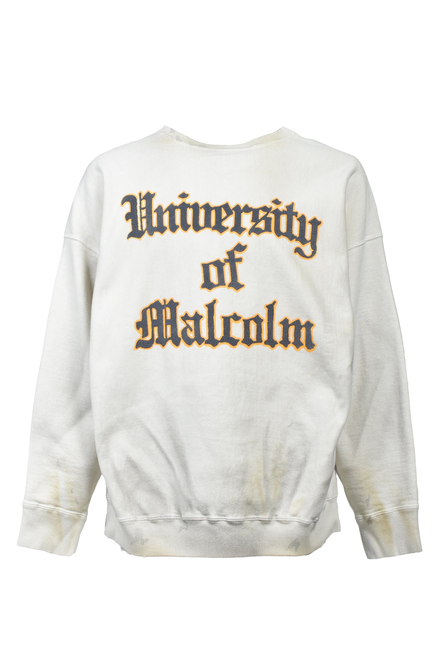 UNIV. MACLAREN LETTERING SWEATSHIRT AGED / AGED WHT 