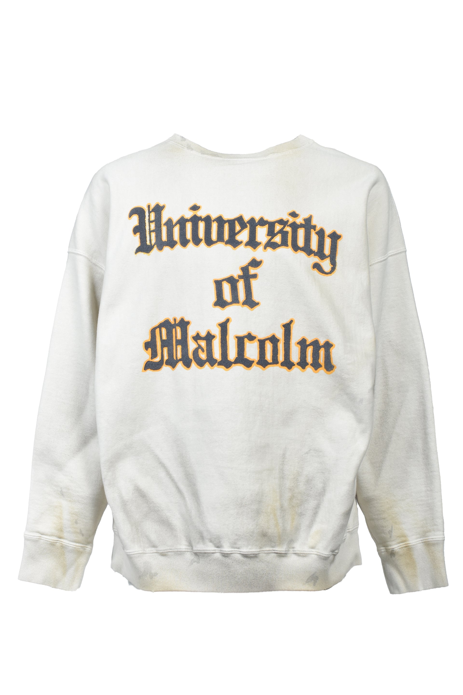 UNIV. MACLAREN LETTERING SWEATSHIRT AGED / AGED WHT