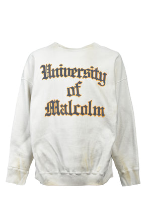 UNIV. MACLAREN LETTERING SWEATSHIRT AGED / AGED WHT 