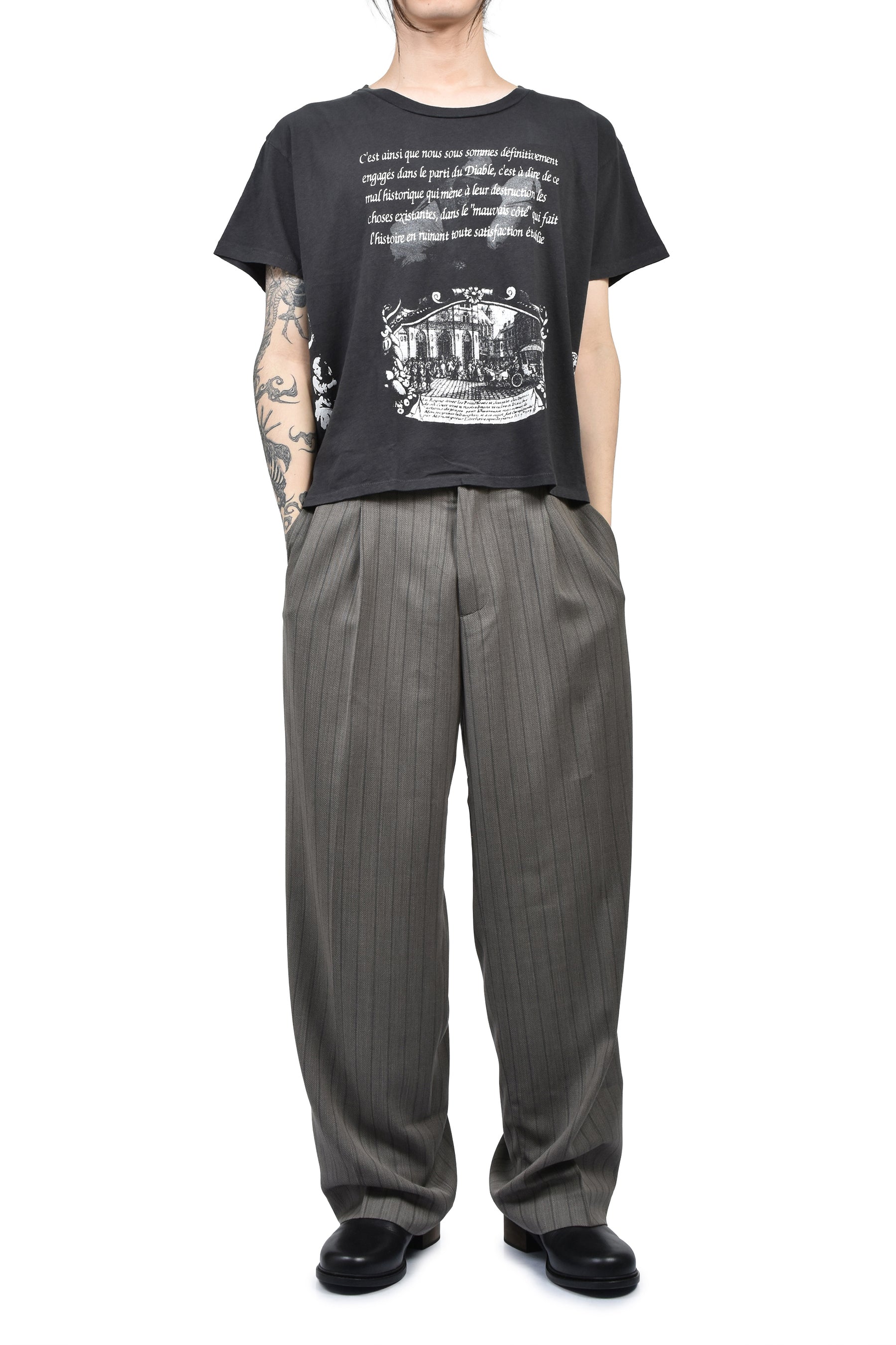 NAPOLEON T-SHIRT / FADED BLK