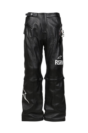 2.0 NEO BAT LEATHER PANTS / BLK