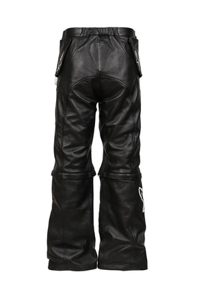 2.0 NEO BAT LEATHER PANTS / BLK