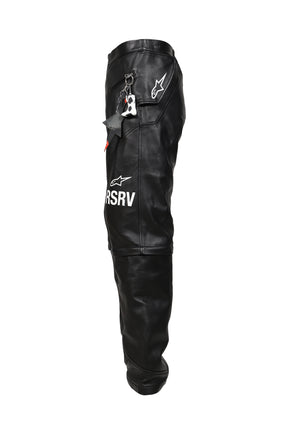 2.0 NEO BAT LEATHER PANTS / BLK