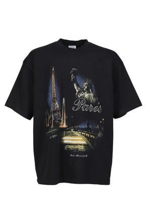 PARIS TOURIST T-SHIRT / BLK