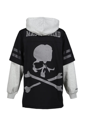 JY16966-CLBBLCK/MASTERMINDXM&N HOODED JERSEY / BLK