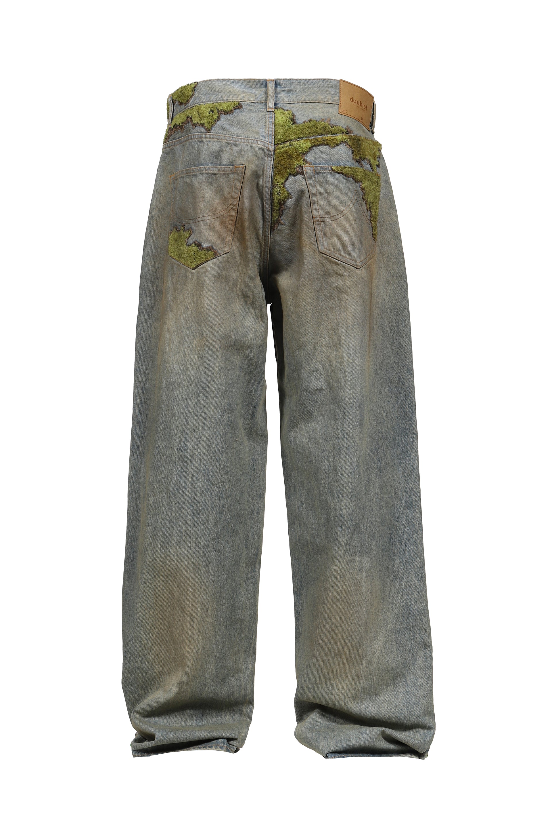 MOSS-GROWN WOOD DENIM PANTS / IND