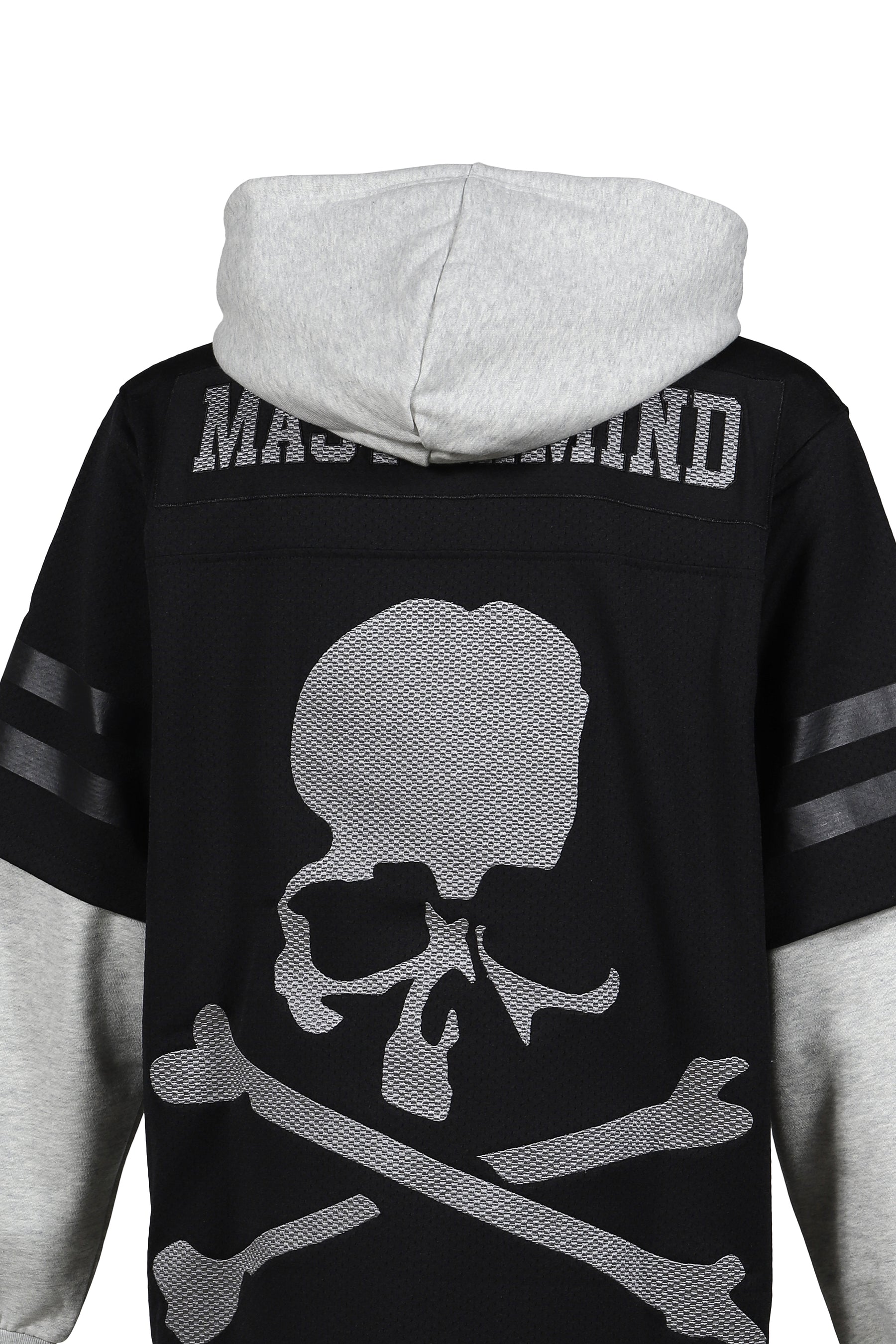 JY16966-CLBBLCK/MASTERMINDXM&N HOODED JERSEY / BLK