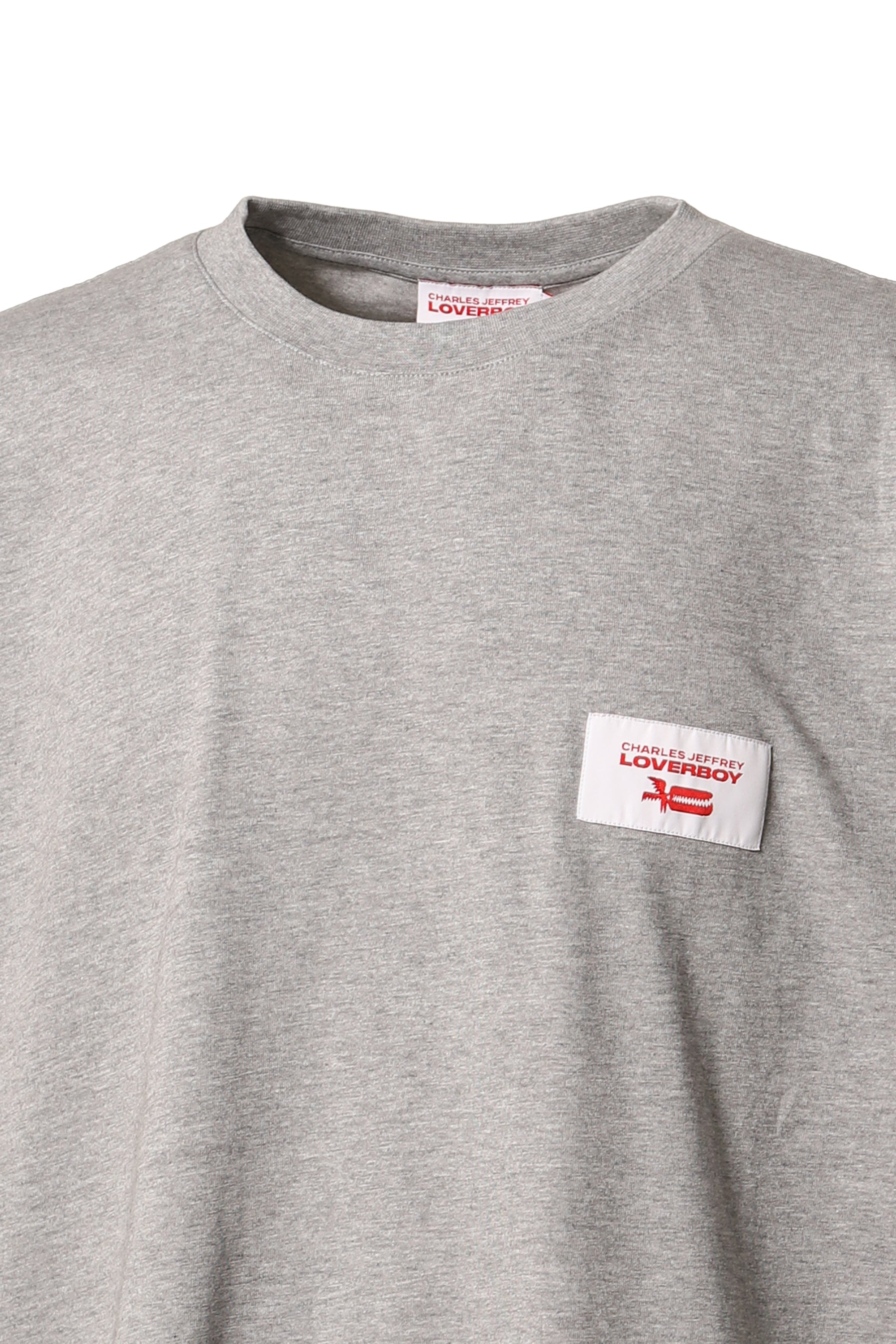 LABEL TEE / GRY