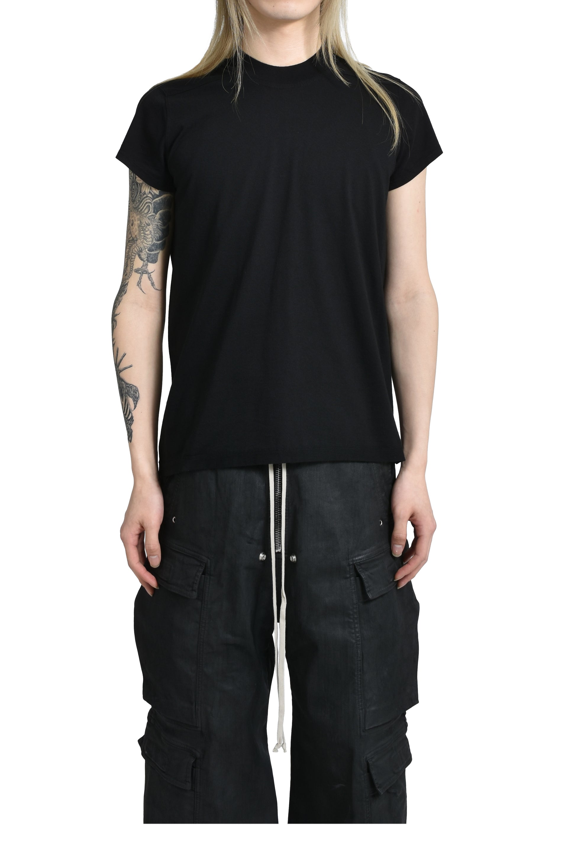 H.　Rick Owensブラック コットン Tシャツ Sサイズ Rick Owens DRKSHDW Tシャツ - NUBIAN
