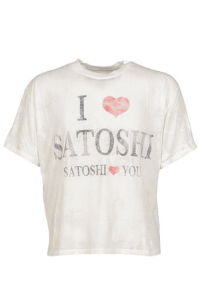 I LOVE SATOSHI TEE / WHT