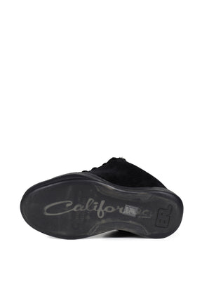 CORDUROY VAMP SNEAKERS / BLK