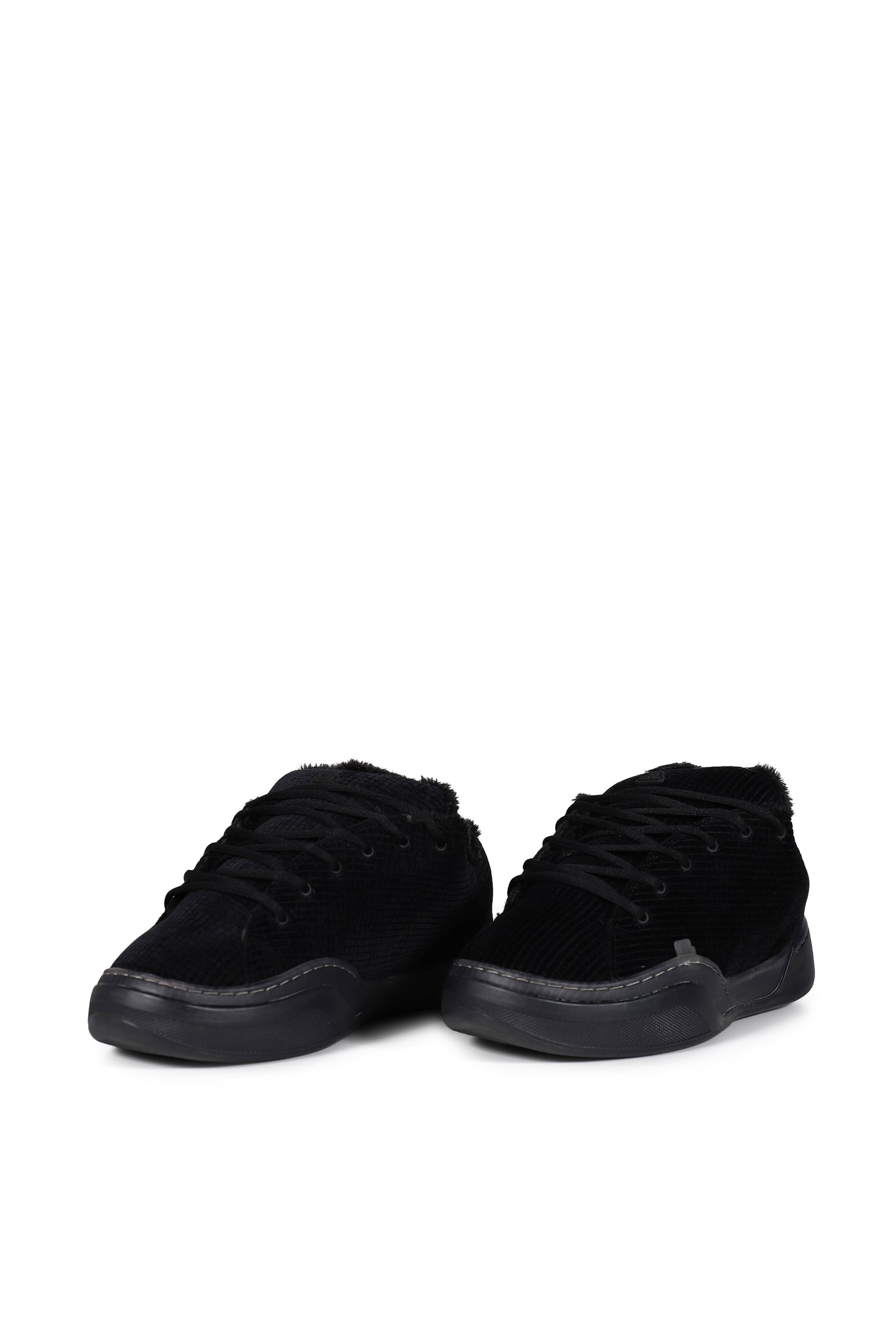 CORDUROY VAMP SNEAKERS / BLK