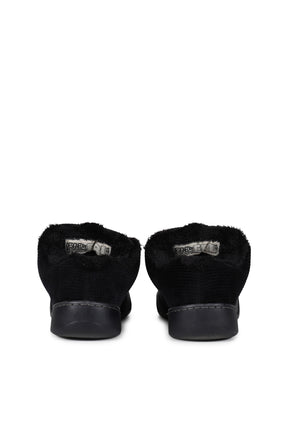 CORDUROY VAMP SNEAKERS / BLK