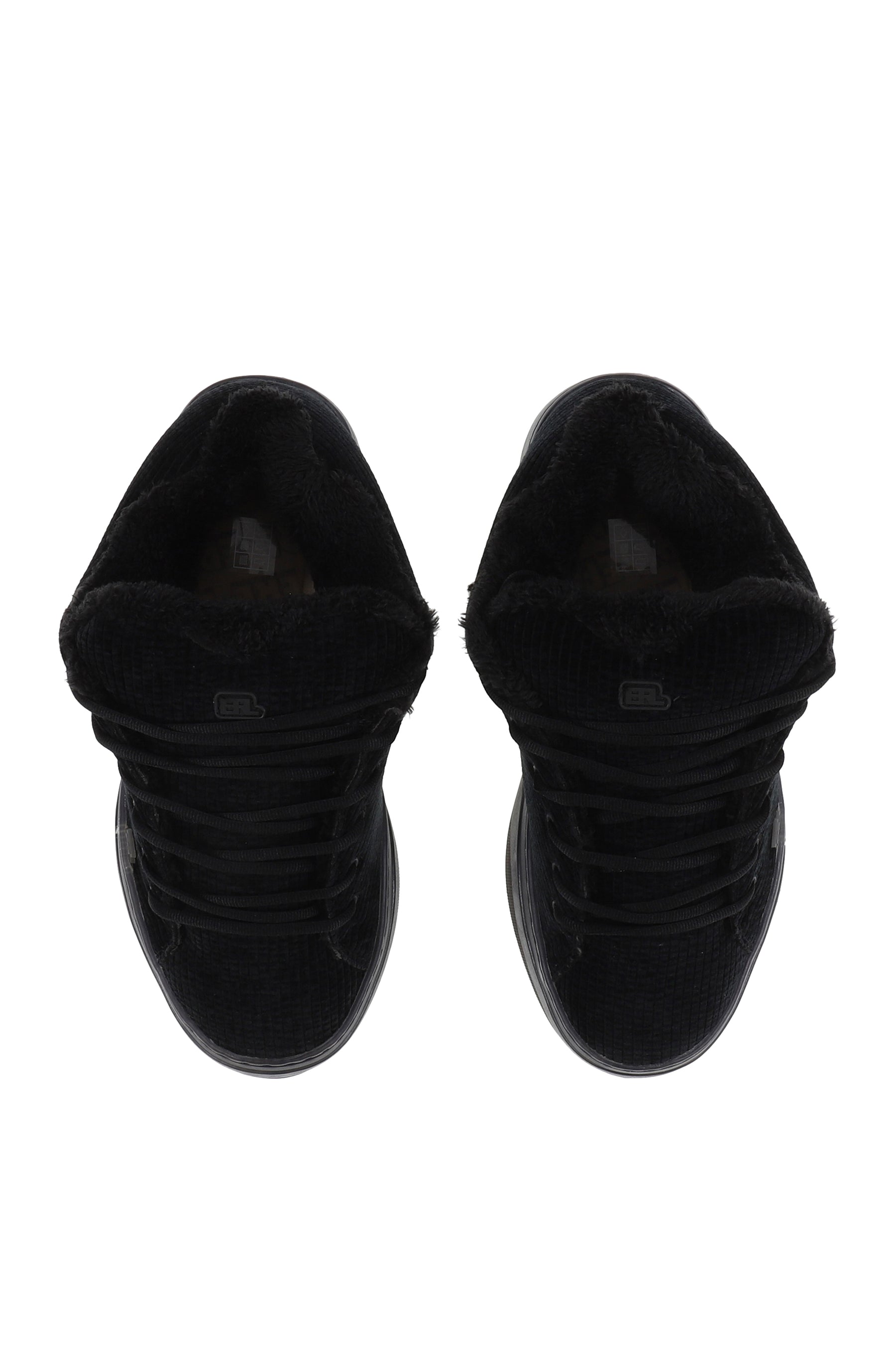CORDUROY VAMP SNEAKERS / BLK