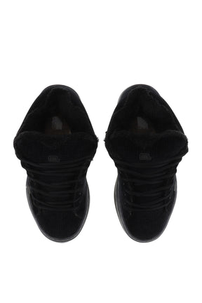 CORDUROY VAMP SNEAKERS / BLK