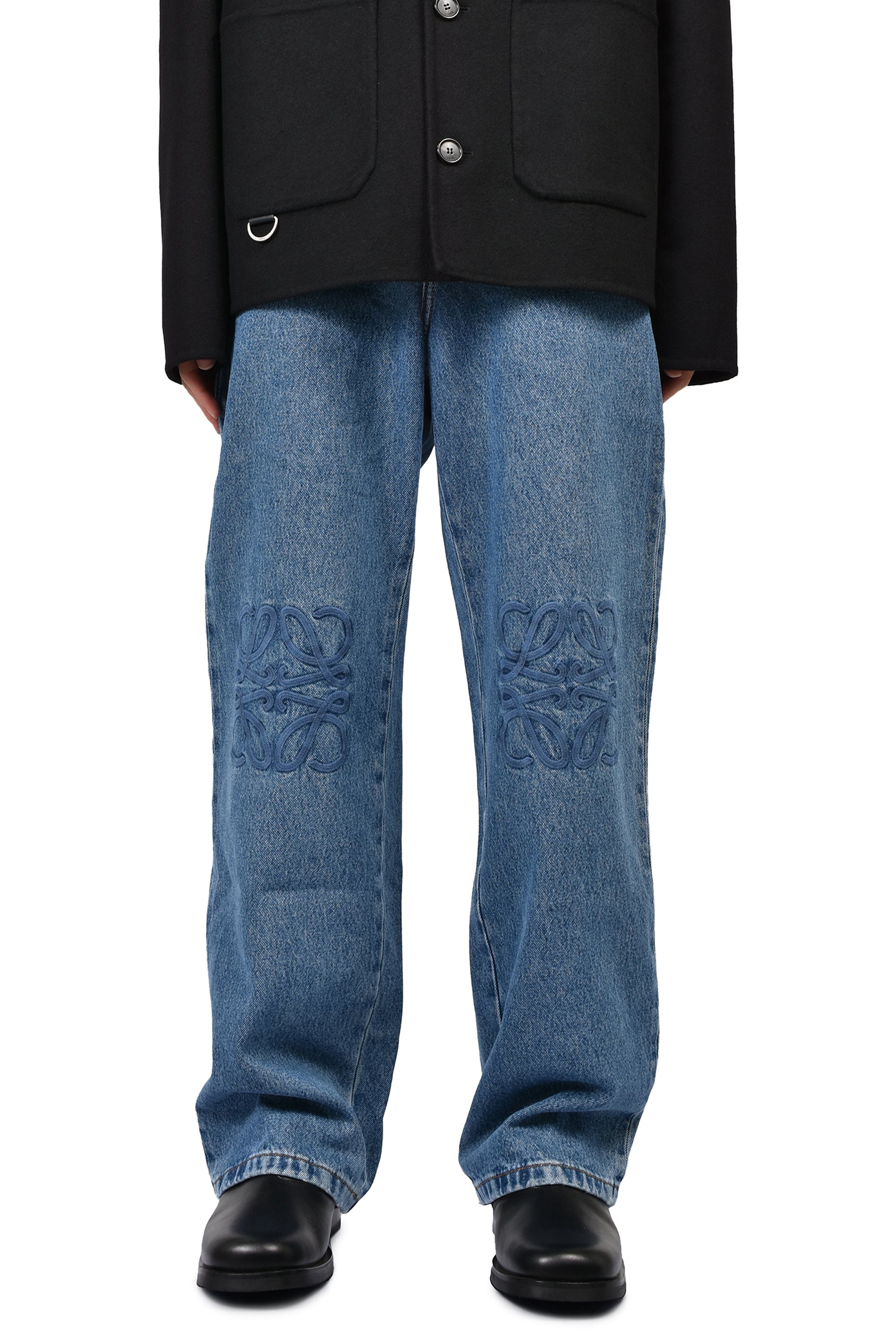 LOEWE ロエベ FW26 ANAGRAM BAGGY JEANS AF / BLU - NUBIAN ヌビアン