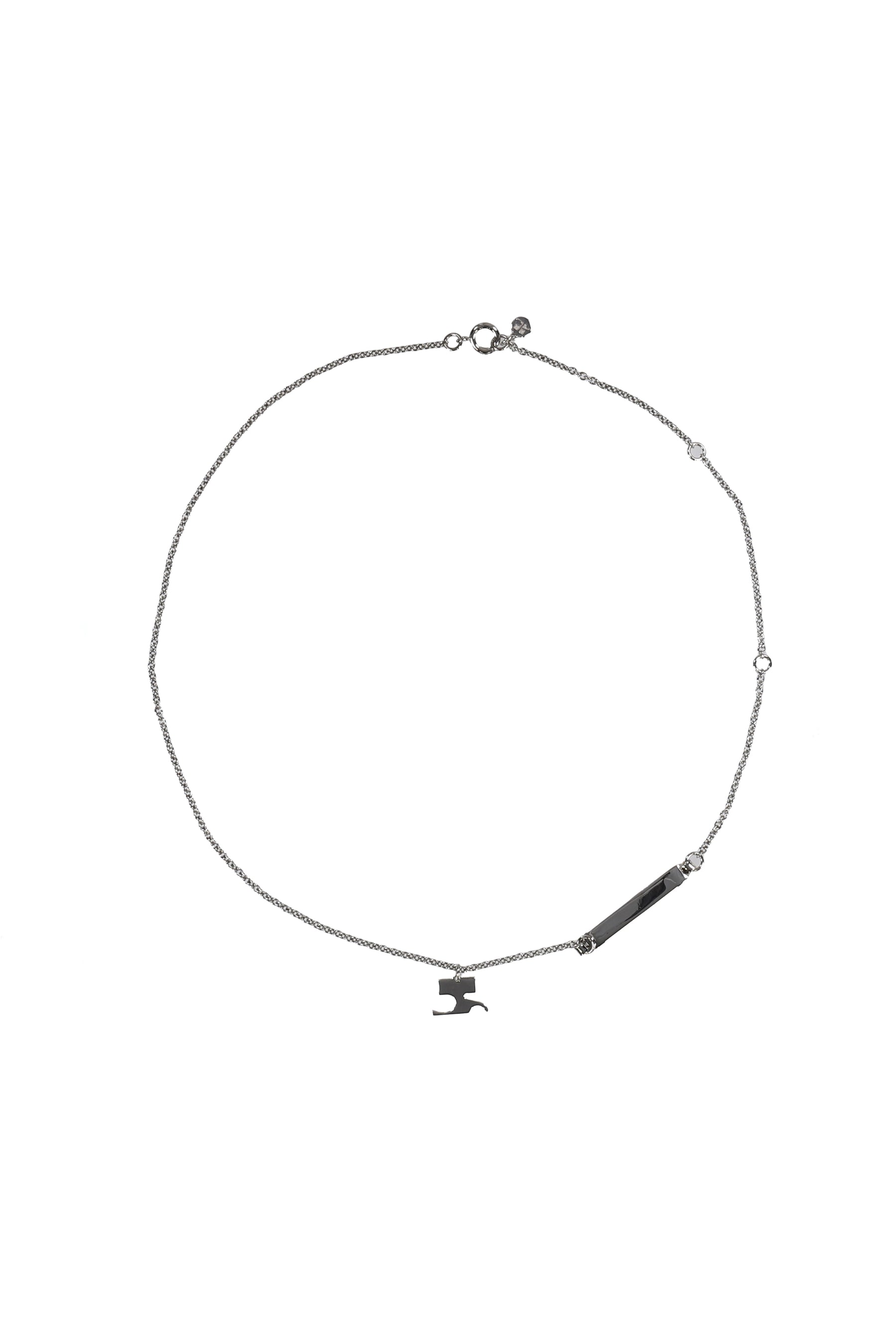 Courrèges AC CHAIN NECKLACE / SIL