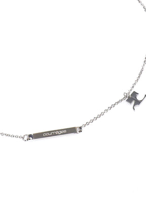 Courrèges AC CHAIN NECKLACE / SIL