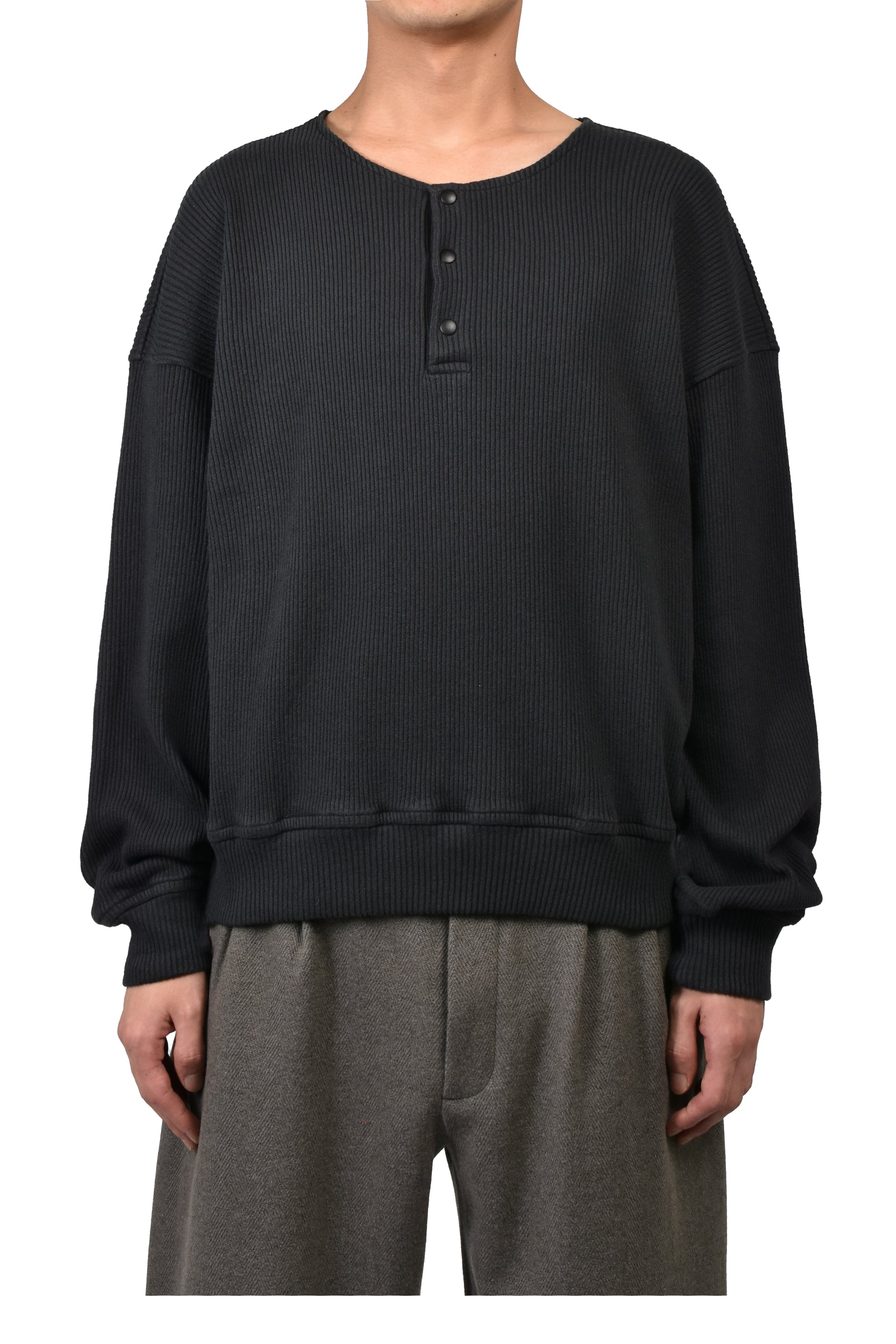 BALLOON SWEATSHIRT / BLACK