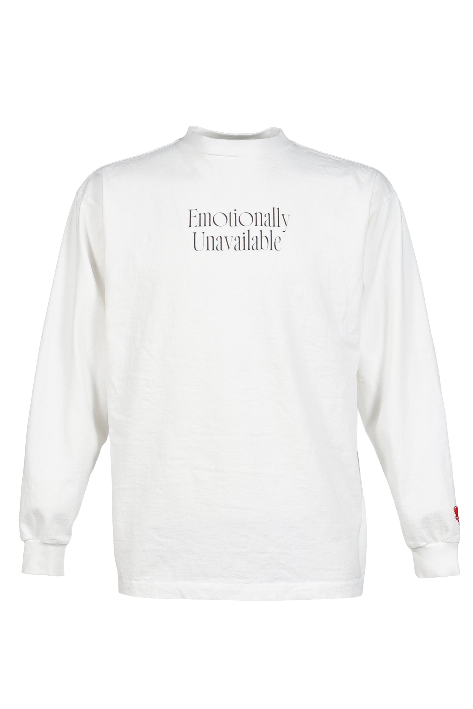 EU DK BACK VIEW L/S TEE / WHT
