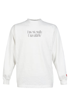 EU DK BACK VIEW L/S TEE / WHT