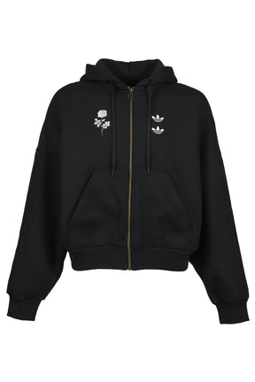 HEAVY WEIGHT ZIP HOODY / BLK