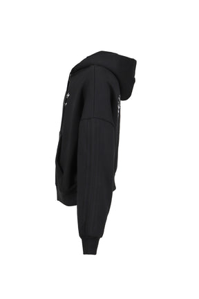 HEAVY WEIGHT ZIP HOODY / BLK