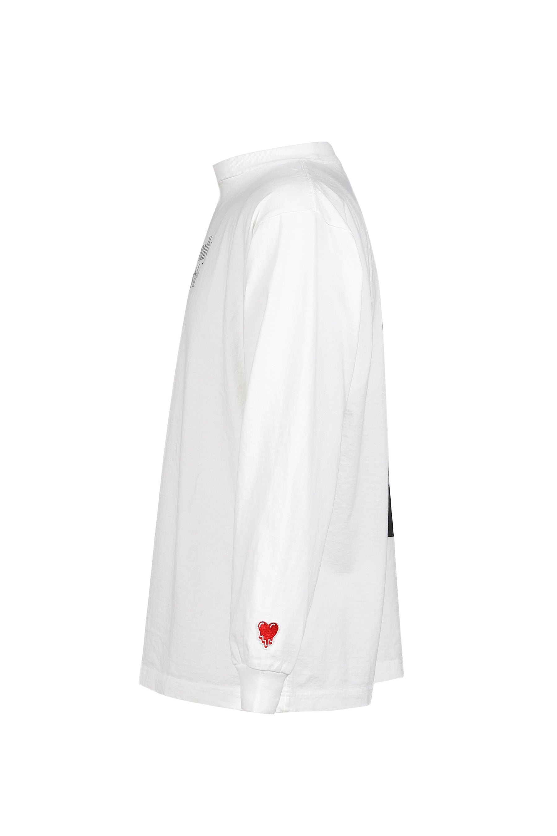 EU DK BACK VIEW L/S TEE / WHT