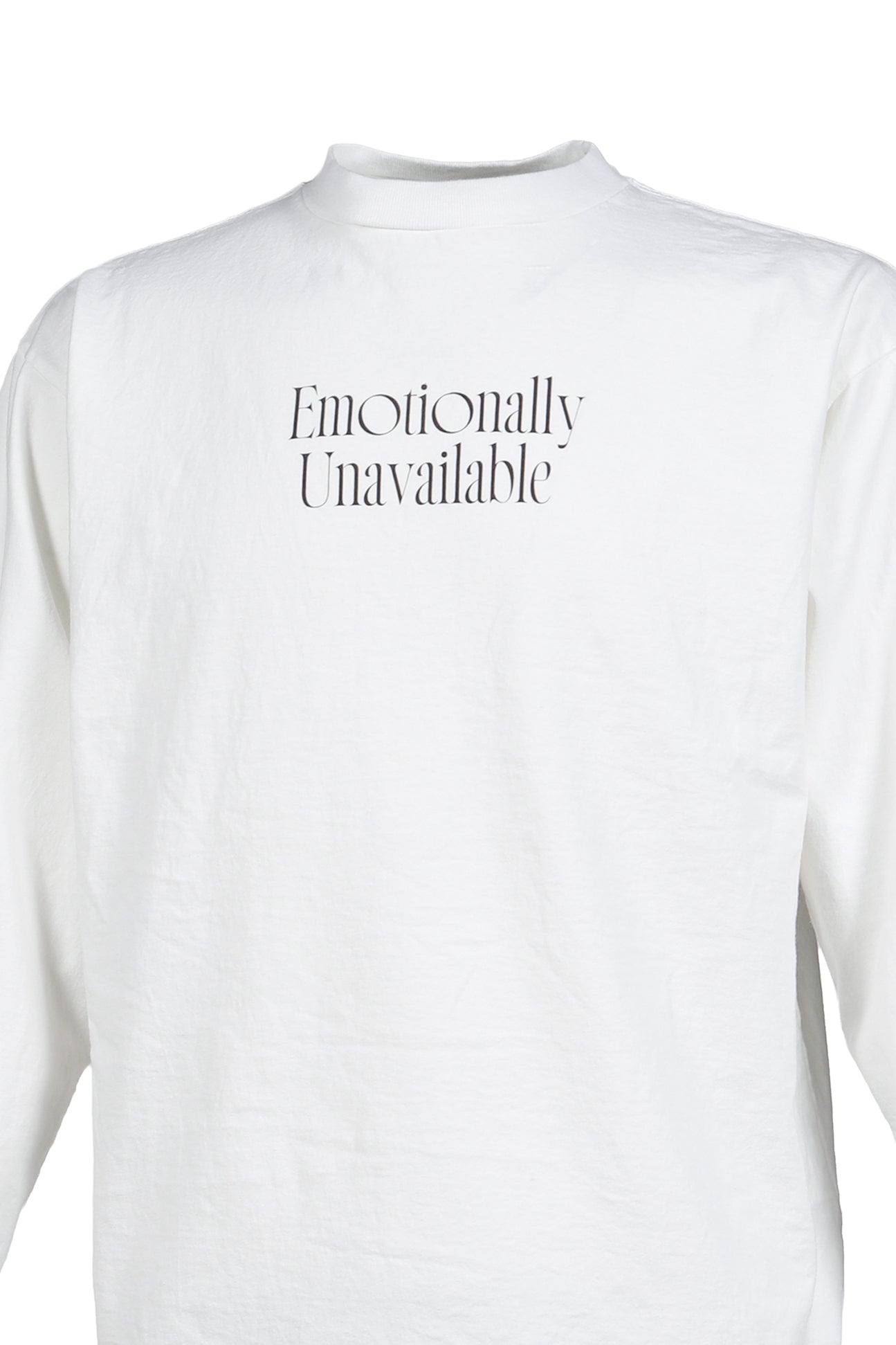 EU DK BACK VIEW L/S TEE / WHT