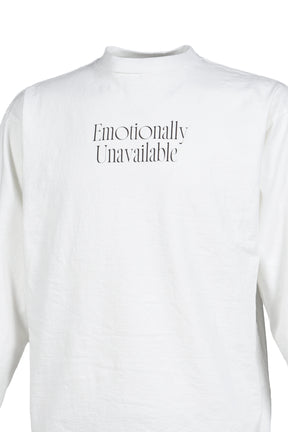 EU DK BACK VIEW L/S TEE / WHT