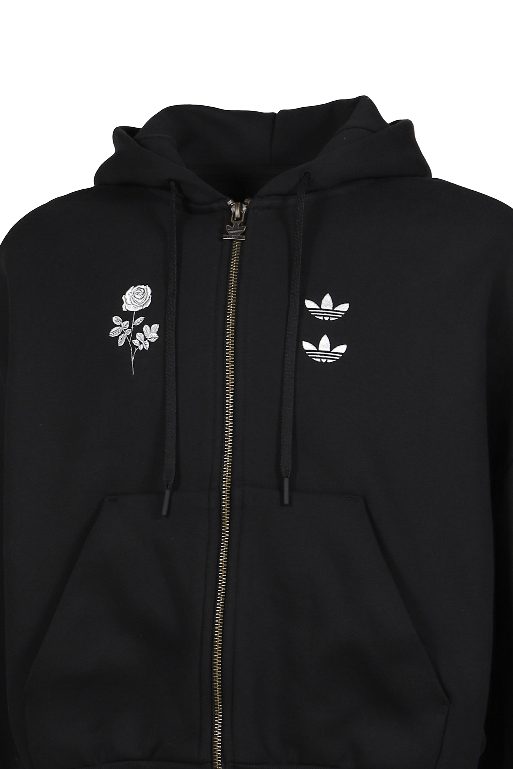 HEAVY WEIGHT ZIP HOODY / BLK