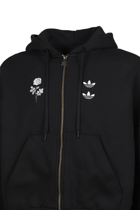 HEAVY WEIGHT ZIP HOODY / BLK