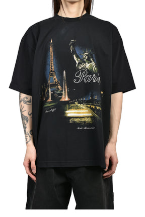 VETEMENTS PARIS TOURIST T-SHIRT / BLK