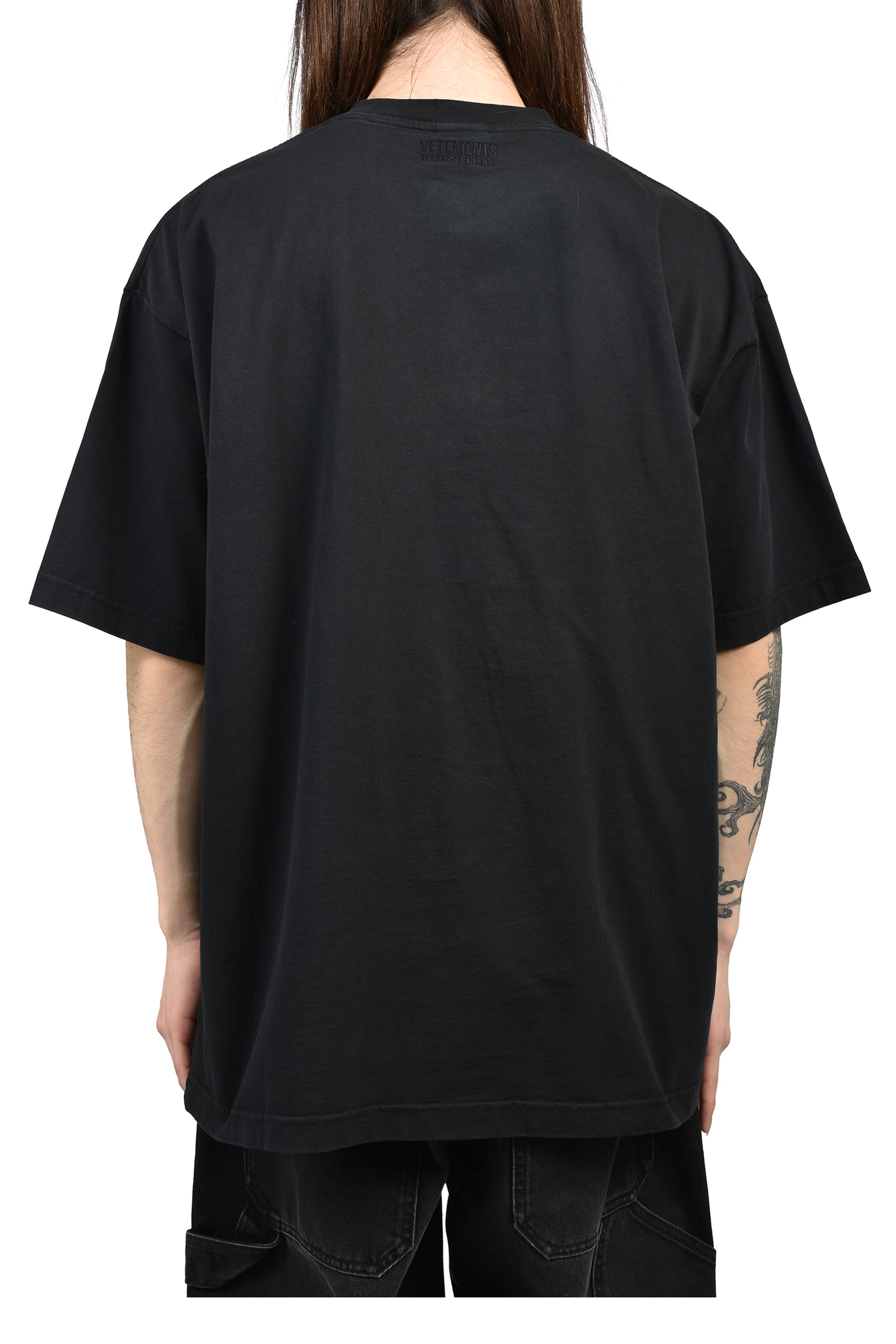 VETEMENTS PARIS TOURIST T-SHIRT / BLK
