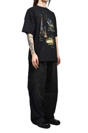 VETEMENTS PARIS TOURIST T-SHIRT / BLK