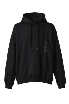 STRAIGHT UP HOODED SWEAT SHIRT / BLK