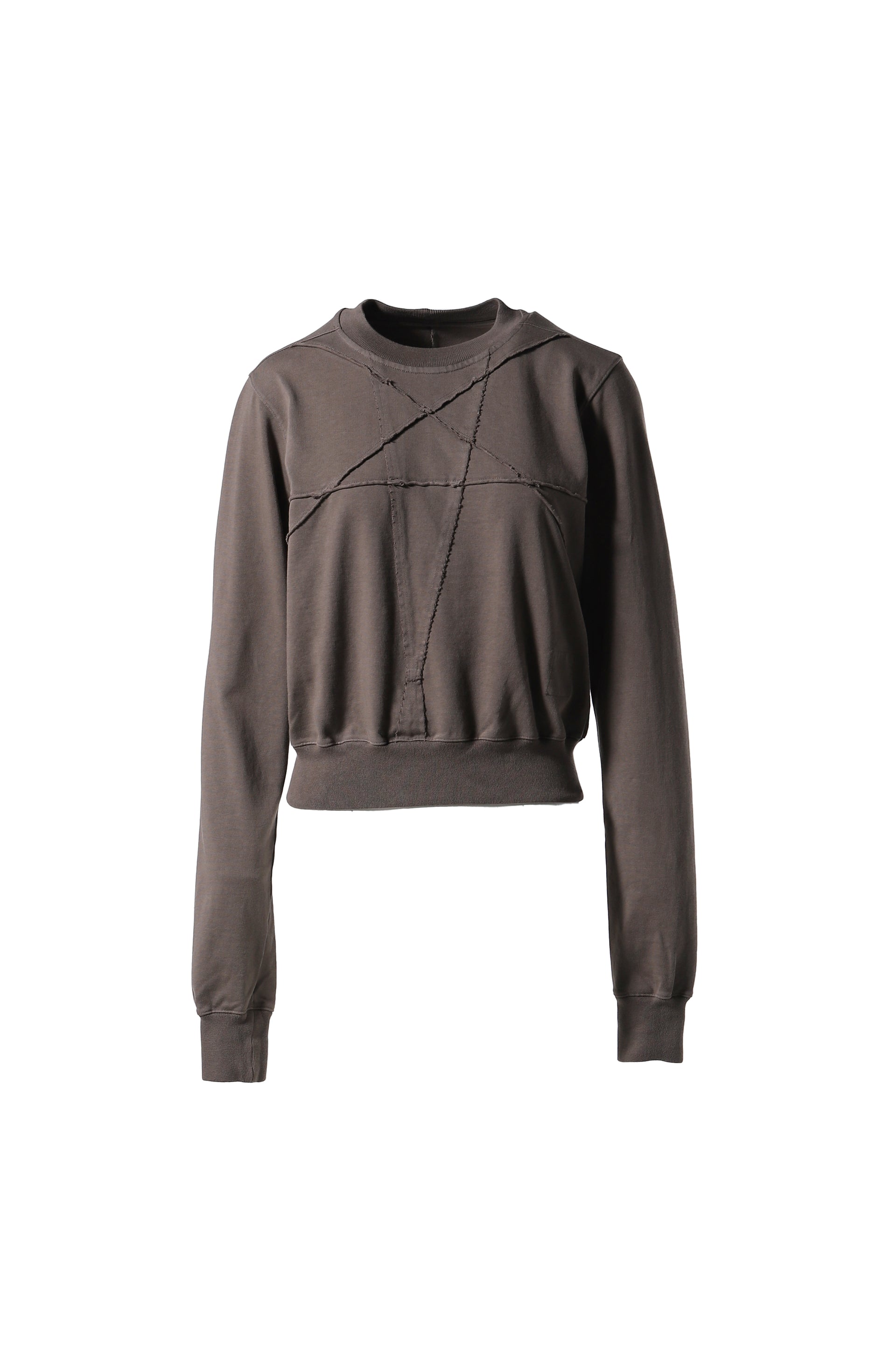 Rick Owens DRKSHDW CROPPED SWEAT / DUST