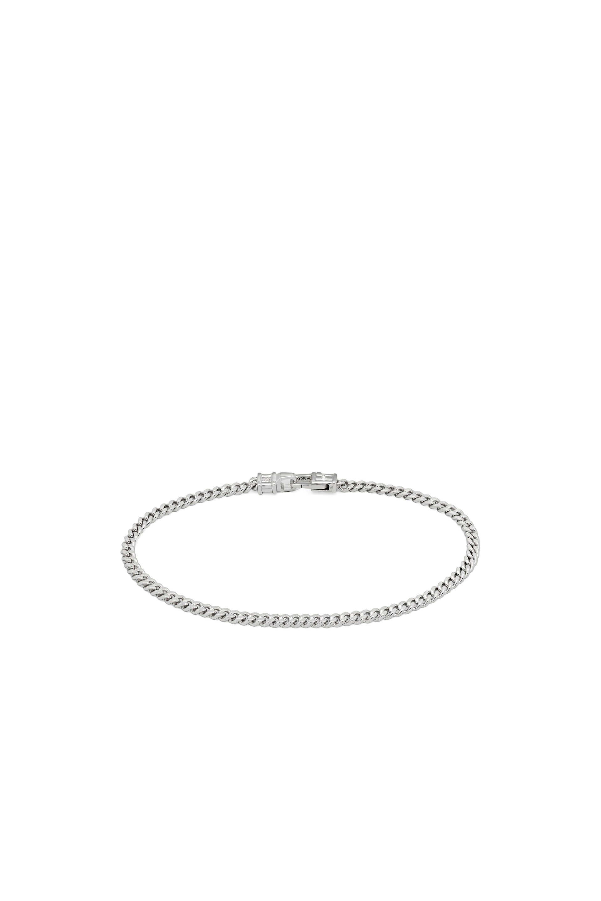 CURB BRACELET M / SIL