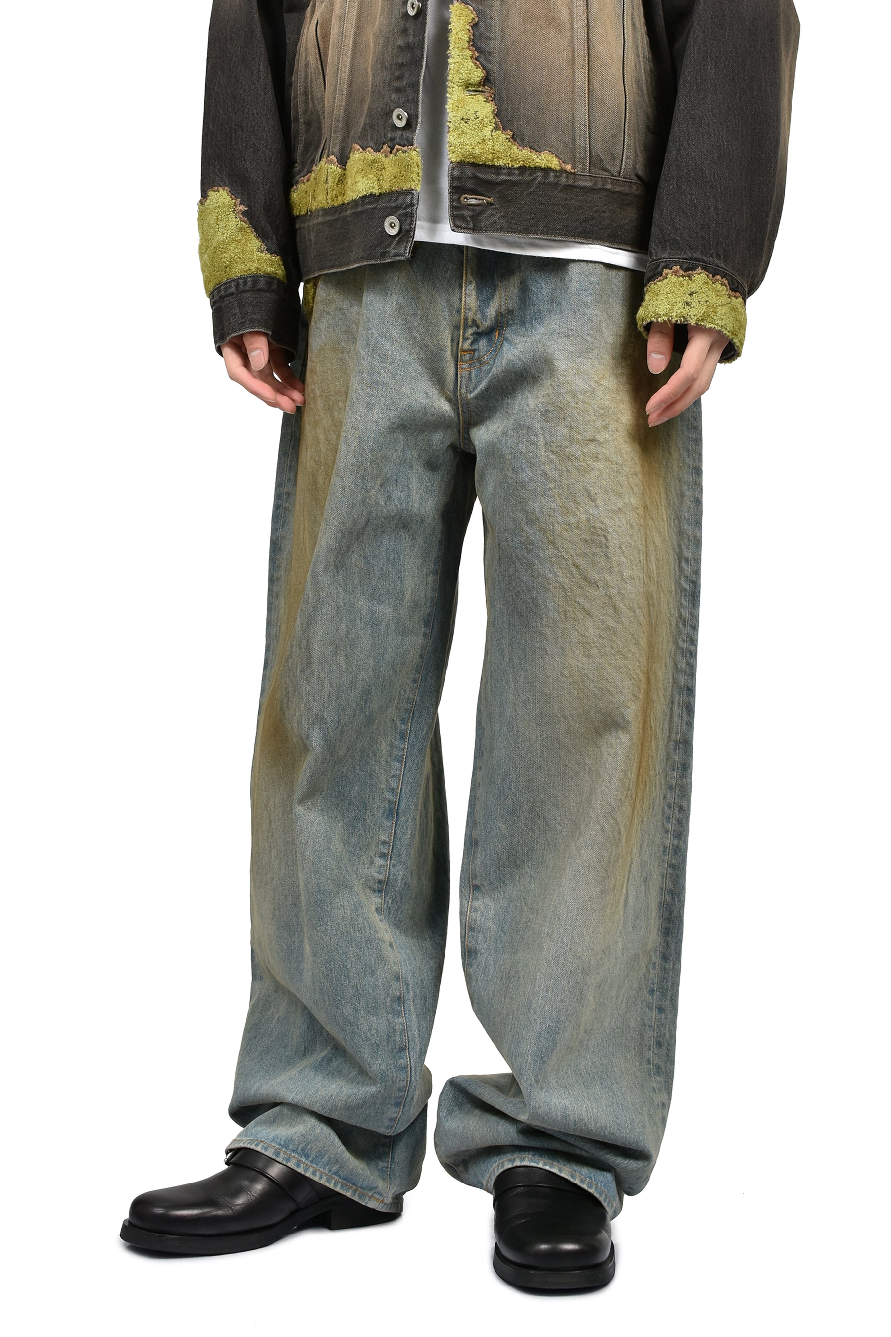 doublet ダブレット25AW WOVENSEQUIN DENIMPANTS doublet / ダブレット WOVEN SEQUIN DENIM PANTS（スラックス）｜WISM