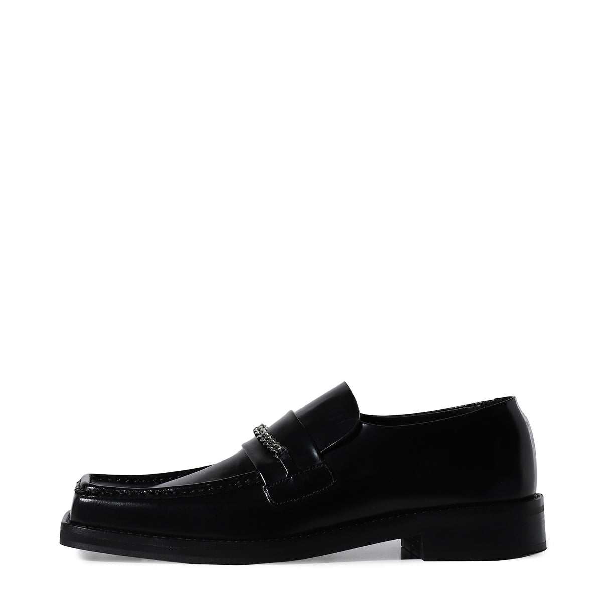 Martine Rose マーティン ローズ FW24 SQUARE TOE LOAFER / BLK - NUBIAN