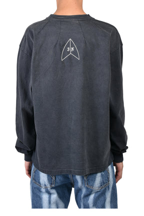 VENICE L/S T-SHIRTS / BLK