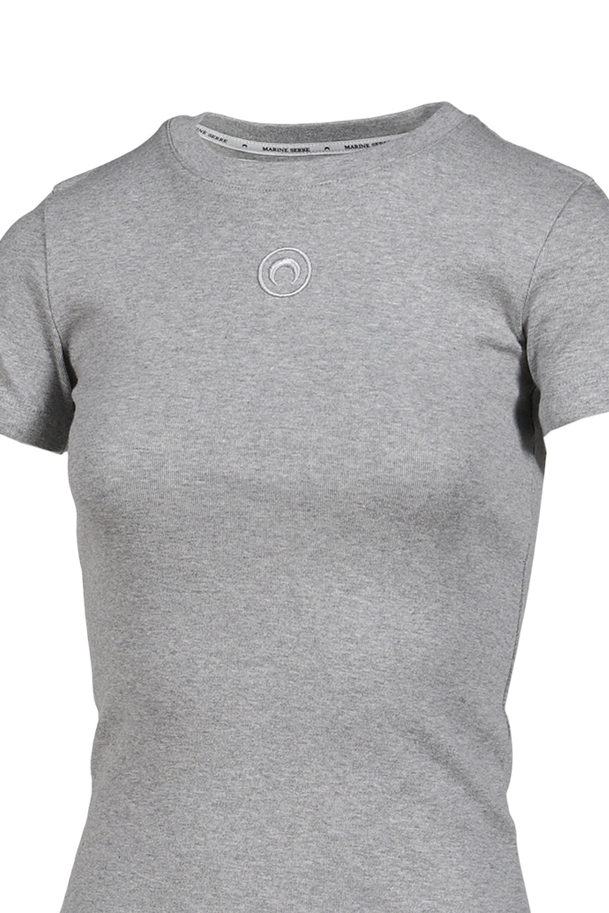 MOON LOGO JERSEY SS BABY FIT T-SHIRT / GRY