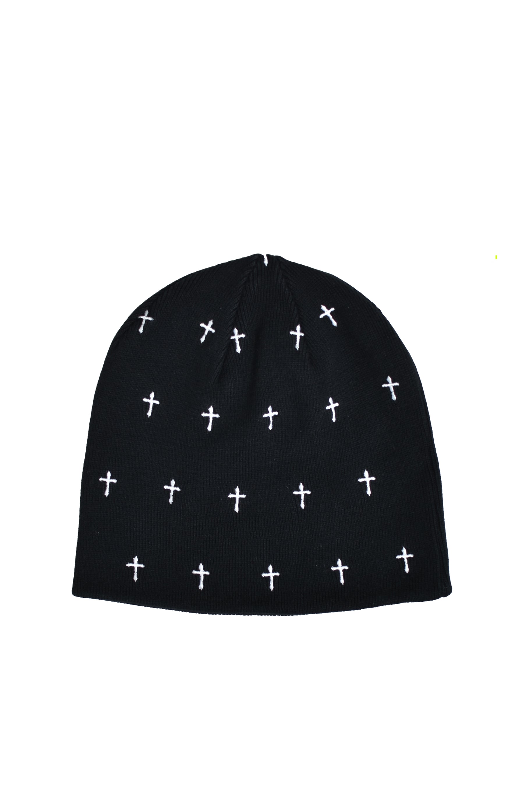 ALLOVER CROSS BEANIE V2 / BLK