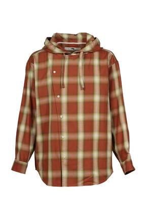 PAPUSZA HOODED SHIRT / RED