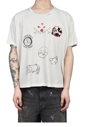 SIGNATURE TEE / WHT